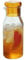 Carafe Eau Pichet en verre résistant à la chaleur de 850 ml for lait, glace, café, eau et jus de fruits, carafe for réfrigérateur, théière, bouteille for infusion à froid Pichets à Eau(Orange)