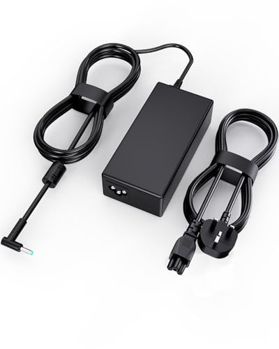 HP 65W Charger Fits for HP 14/14s 15/15s 17, EliteBook 630/640/645 G8-G10 | HP ProBook 440/445/450 G8-G10, Pavilion 11/15, Notebook Stream 14 13 11, 741727-001 710412-001 19.5V Power Adapter