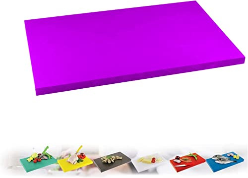 Tagliere Gastro, tagliere in plastica, in (XL o XXL) (Lila, (XXL) 40 x 60 x 2 cm)