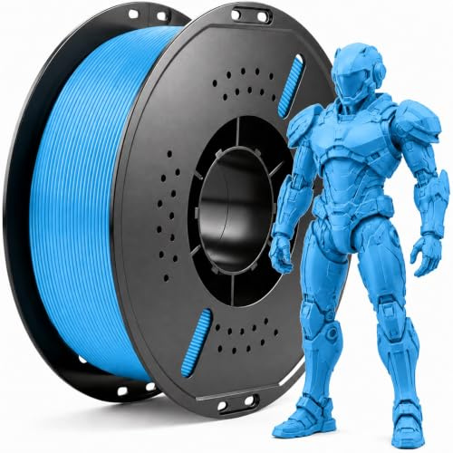 LVVJ3D 3D Printer Filament SkyBlue 1KG, Sky Blue PLA Filament 1.75mm for Bambu Lab 3D Printers,AMS,AMSLite 1kg/Spool