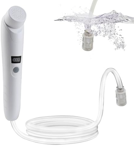 Portable Travel Bidet Elektrisches, Elektrisch Reise Bidet Handbrause für Intimdusche Wochenbett und Outdoor-Wandern, Handheld Podusche für Damen Herren und Kinder (Weiß)