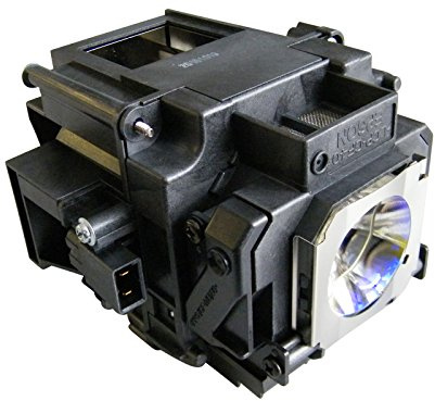 azurano Beamerlampe für EPSON ELPLP76, V13H010L76 Ersatzlampe mit Gehäuse | Halteklammern inklusive Gehäuse einfacher Austausch