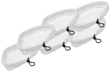 Chiffon de lavable en microfibre Coussinets pour s'adapter au Vax, Bionaire, Efbe-schotte, H2O, Montiss et Delta Vapeur Mops (lot de 6)