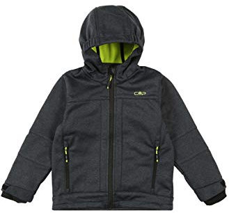 CMP Jungen Jacke Softshell Jacke 3A00094M, Asphalt Mel., 116, 3A00094M