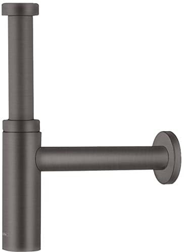 hansgrohe Siphon Flowstar S, Ablauf für Waschbecken, Brushed Black Chrome, 1.00