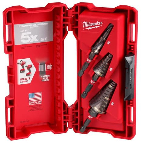 Milwaukee Kit de brocas de impacto Titanium Shockwave (3 piezas)