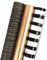 RUSPEPA Geschenkpapierpapierrolle - 3 Verschiedene Schwarzgold-Streifendesign - 43,2 cm x 3,05 m Pro Rolle