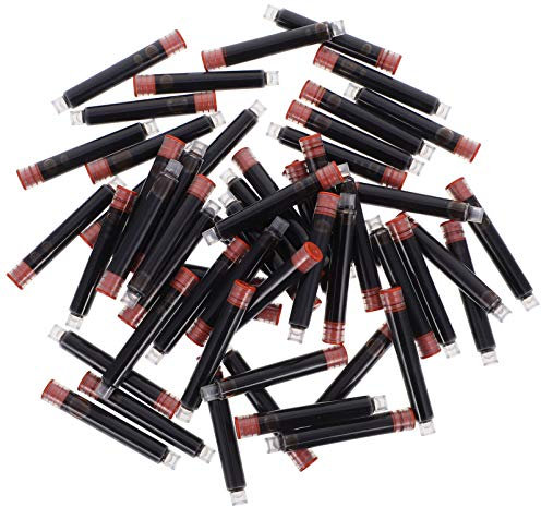 50pcs Fountain Pen Ink Refill Ink Coffee