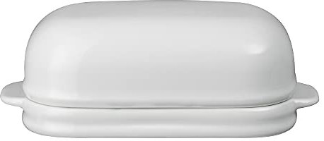 Denby James Martin Cook Butter Box, 710g, Length: 20cm, Width: 10cm, Depth: 7cm,White