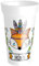 Eco cup 25cl en PP, personnalisé avec le prénom de votre enfant, thème renard.