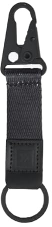 Thread Wallets Keychain Clip & Lanyard Hook: Durable Key Clip for Belt - Stylish & Compact Key Chain Clip for Keys, Keychain Lanyard Clips and Hooks for Easy Organization of Keys & Accessories (Black)