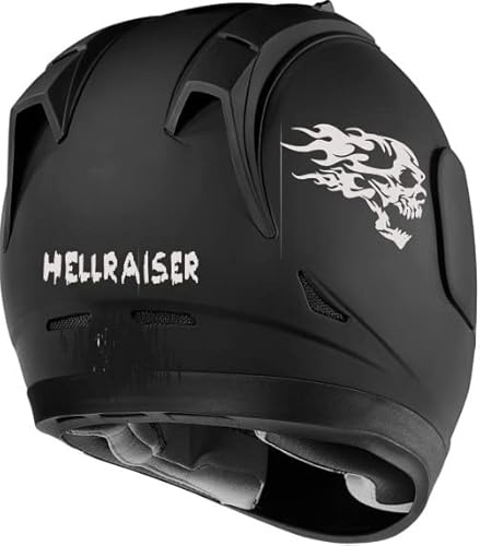 myrockshirt Hellraiser Motorradhelm AufkleberAufkleber Sticker Autoaufkleber