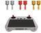 ZJRXM Sticks Manette de commande pour DJI Mini 3 Pro Accessoires, 1 Paire Télécommande Télescopique Rocker Joystick pour DJI Mini 3 Pro RC Antidérapant Rocker Thumb (Rouge)