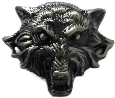 Generisch Hunting Wolf Gürtelschnalle Gothic Gürtel