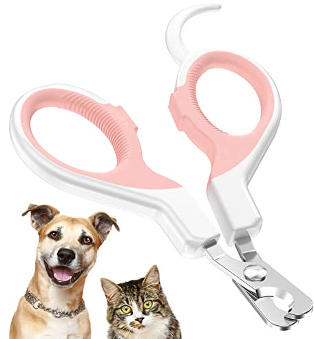 Lesfit Cat Nail Clippers, Professional Pet Nail Trimmers Claw Scissors for Small Breed Dog, Kitten, Rabbit, Bird, guinea pig and Small Animals