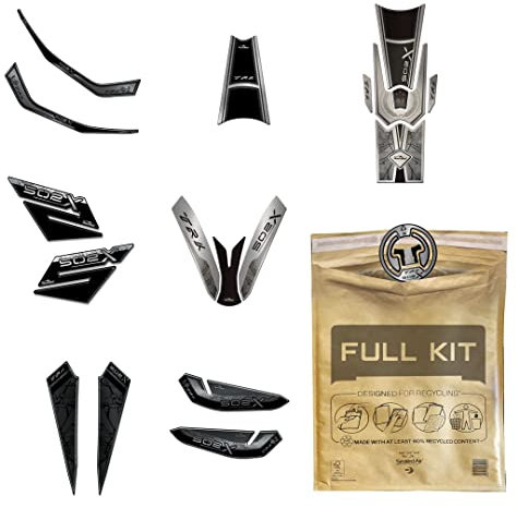 Resin Bike Adesivi Moto Compatibile con Benelli TRK 502X 2020 2022 Metal. Protezioni Moto da Urti e Graffi. Kit Completo Adesivi Resinati con Effetto 3D - Made in Italy
