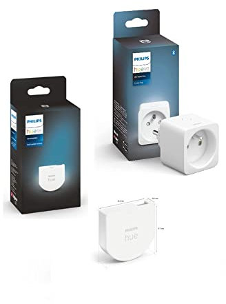 Philips Hue Module d'interrupteur mural Smart Plug fonctionne avec Alexa, Google Assistant et Apple Homekit