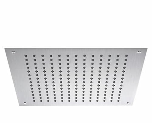 Steinberg Relax Rain Kopfbrause, Deckeneinbau, Easy-Clean, 450x450mm, 39064, Farbe: Edelstahl gebürstet