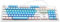 docooler Tastiera da Gioco Meccanica Reale cablata a 104 Tasti Tastiera retroilluminata Arcobaleno per PC Portatile Windows per Gioco e Ufficio