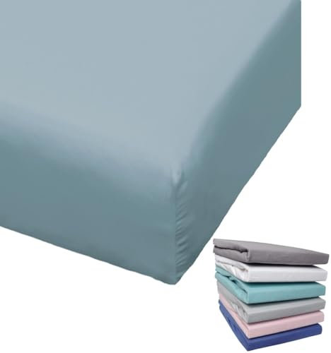 Bierbaum Biber Spannbettlaken Baumwolle 150x200 cm Weiß Grau Blau Rosa Türkis Silber Flieder Grün Taupe Rundgummi, Farbe:Jeans