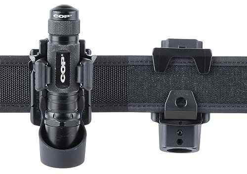 COP ESP Taschenlampen Holster LHU04, verstellbare Gürtelklammer, 360° drehbar/Lampenkopf Ø bis 47 mm (Lampengehäuse Ø: 24-26 mm)