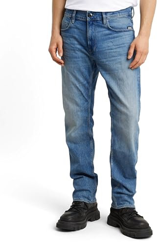 G-Star Men's Mosa Straight Jeans, Blue (sun faded blue donau D23692-D503-G347), 36W / 30L