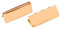 10 Endstücke für Gürtel Gurte Bänder, 9x20-12x40mm Gürtelenden Endkappen, Farbe:rosegold, Größe:9x25mm