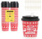 filcup Kaffeebecher to go Doppelwandiger, Einwegbecher 20er Set mit Stopper - Weihnachts Glühweinbecher 240 ml - Ideal für Glühwein-Reh