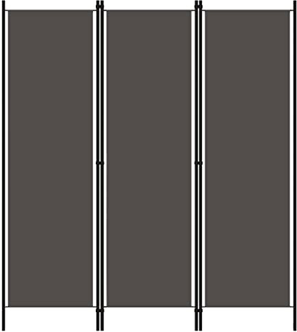 Room Divider Balkon sichtschutz 3-TLG. Raumteiler Anthrazit 150x180 cm