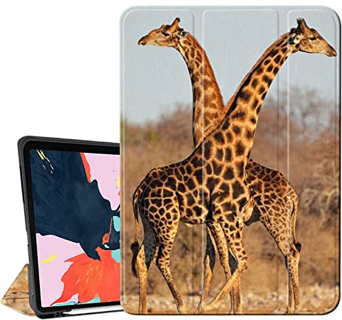 BBSujane Giraffe Case for iPad 9th/8th/7th Gen & iPad Pro 10.5/10.2 Inch with Pencil Holder & Auto Sleep/Wake Smart Cover