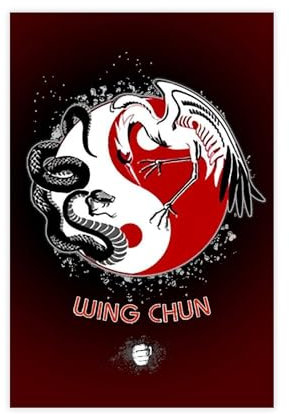 NWGACS Wing Chun Kunst-Leinwand-Poster, Schlafzimmer-Dekor, Sportlandschaft, Büro, Raumdekoration, Geschenk, ungerahmt, 60 x 90 cm