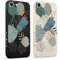 Pnakqil 2 stück Handyhülle für iPhone X/iPhone XS 5,8,Hülle süßer Blätter Blume Muster Aesthetic Frauen Design süß Aesthetic Schön Mädchen Kameraschutz Stoßfeste Case Silikon Schutzhülle Tasche
