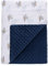 Warme Decken Winter Kinderdecke Babydecke Wohndecke Baby Kuscheldecke mit Dreilagige Baumwolle, Sofa Decken Kinderwagen Decke, Babydecke Neugeborenen Geschenke zur Geburt, 110 * 140cm Dunkelblau