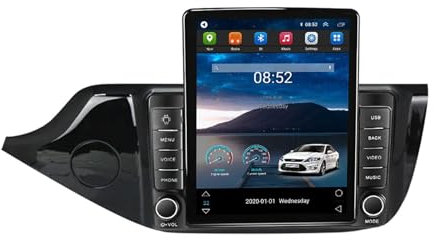 2 DIN Radio de Coche Android 11 de 9.5 Pulgadas Coche Pantalla Tactil para Kia Ceed Cee'd 2 JD 2012-2018 Reproductor Multimedia con Bluetooth/WiFi/FM/Mandos del Volante/Cámara Trasera/Navegación GPS(T