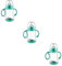 VICASKY 3St Nuckelflasche Babyflasche kinderflaschen kinder flaschen set babygang Sauger -Stillflasche Säuglingsmilchflasche Futterbehälter für Neugeborene Säuglingsflasche pp