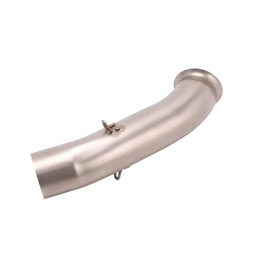 SKINII Pot Moto Pot Echappement pour Duke pour RC390 125 250 390 2017-2019 Tuyau Liaison Intermédiaire D'échappement Moto 51MM Silencieux Slip-on Pot d'échappement(A)