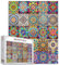 Mandala 1000 Stück Puzzles für Erwachsene Kind Islam Totem Puzzle Spiel Bunte persische Blumen Puzzles für Home Wall Decor DIY Kunst perfekt für Spiel Nächte 27 x 20 Zoll Retro Glasmuster