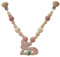 Kinderwagenkette Holz (Reh, Rosa, Weiß)