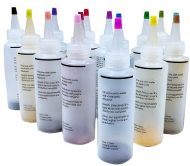 JEWEDECO Pigmentos Para Hacer Mismo 18 Colores Tinte Ropa Rosa Seguro y Divertido Para Niños