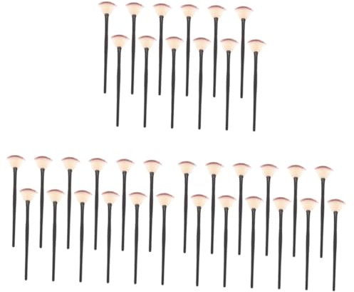 IWOWHERO 36pièces Pinceaux Fibres Forme De Ventilateur Pour Application De Masque De Maquillage Outil Pratique Pour Soins Visage