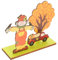 VOSAREA Thanksgiving Day Tischdekoration Holzschild Erntefest Holzschild Party-layout-requisite