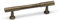 Antique Brass Cupboard Bar Handle 96mm Reeded Grooved Gold T Bar Kitchen Cabinet Pull Matching Knobs Furniture Wardrobe Door Drawer Hardware