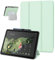 SSS·GRGB Case for 11-inch Google Pixel Tablet 2023 Release, Adjustable Viewing Angle Protective Trifold Stand Slim Cover with Pencil Holder Compatible with Charging Speaker Dock (Light Green)