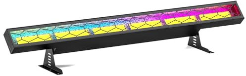 450W LED RGBW Projecteur 6 COB RGB Exterieur Lumière de Scène Stroboscope avec DMX contrôle Barre Wallwasher pour Fête Patio Jardin plein air