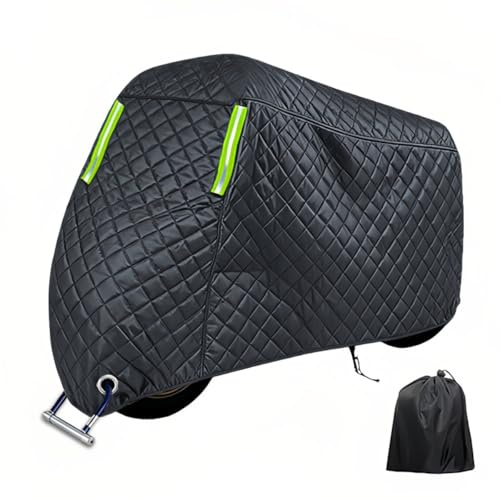 Housse Anti-grêle Moto pour Triumph Speed Triple 1200 RS 2021-2024, Coussin en Coton résistant Bache Moto Extérieure Toutes Saisons Protection avec Trou pour Cadenas