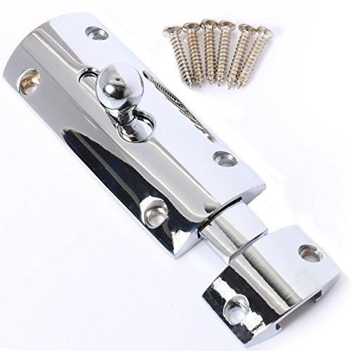 Polished Chrome 3 / 75mm Door Bolt