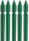 5x PALETTO A T IN FERRO PLASTIFICATO VERDE PALO PER RECINZIONE (175)