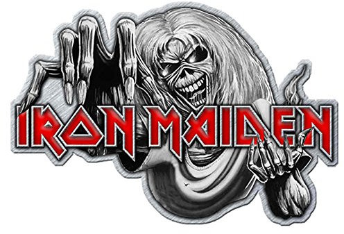 Iron Maiden Pin Badge Number Of The Beast Band Logo Nue offiziell Metal Lapel