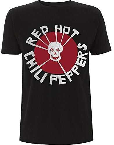 Red Hot Chili Peppers Flea Skull T-Shirt Black