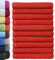 NatureMark 10er Pack Waschlappen | 100% Baumwolle | Frottier Seiflappen | Größe 30 x 30 cm | Frottee Seiftücher im 10er Pack Farbe: Rot